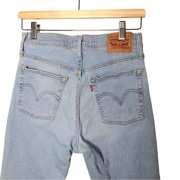 LEVI'S Wedgie Skinny Light Wash Jeans Size 28 - Picture 7 of 8